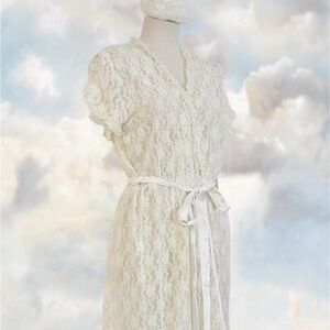 Deadstock Linea Donatella Lace Robe